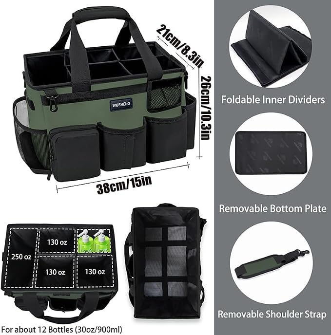 Wearable Cleaning Caddy Bag, Cleaning Supply Tote - Image 2