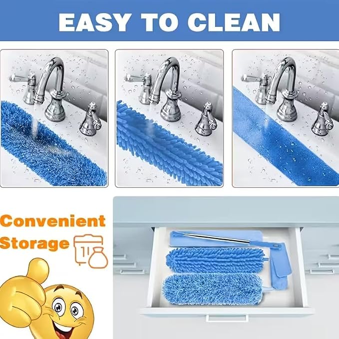 Microfiber Duster, Reusable Bendable Dusters, Washable Lightweight Dusters - Image 4