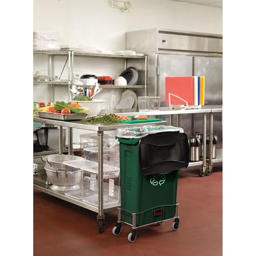 Rubbermaid Commercial Products Slim Jim Plastic Rectangular Trash/Garbage - Image 3