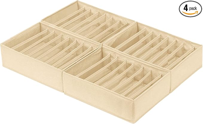 Qozary 4 Pack Drawer Organizers by Qozary