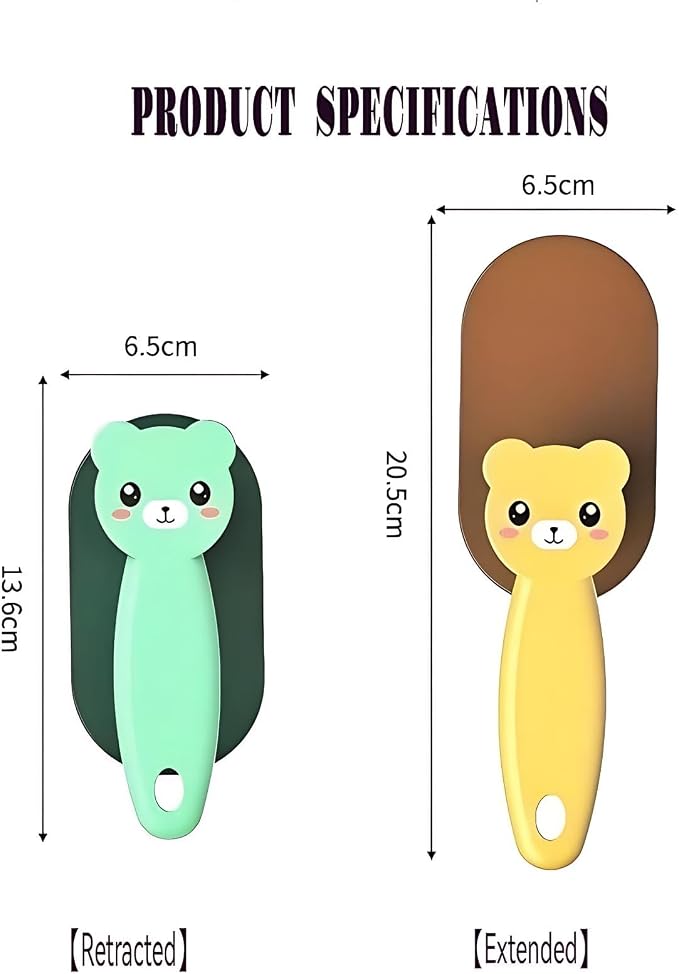 Little Bear Rotating Multi Functional Laundry Brush, Extended Bristle Cleaning - Image 2