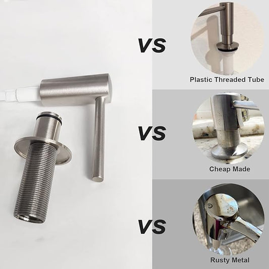 Brushed Nickel Built in Soap Dispenser - Image 2