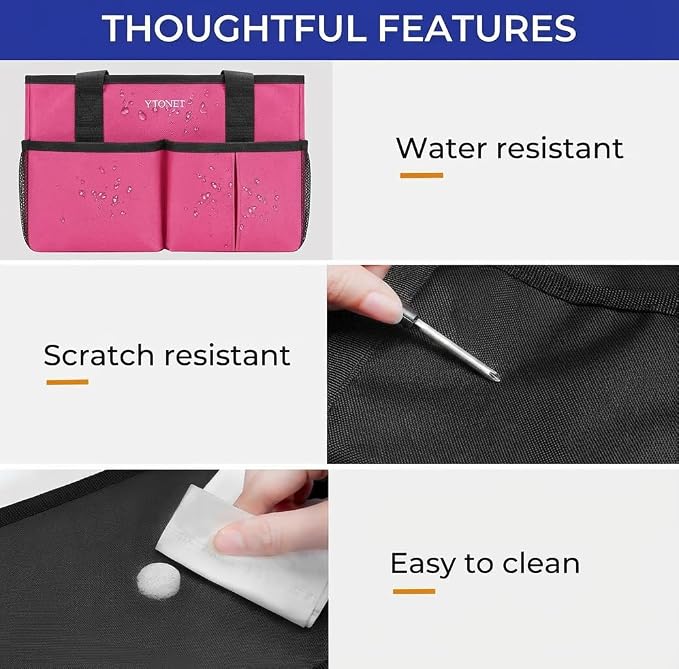 Ytonet Cleaning Caddy, Water Resistant Cleaning Supplies Organizer - Image 6