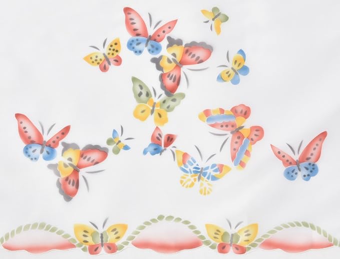 GOHD 3pcs Kitchen Curtain/Cafe Curtain Set, Farmhouse Air-Brushed by Hand of - Image 4