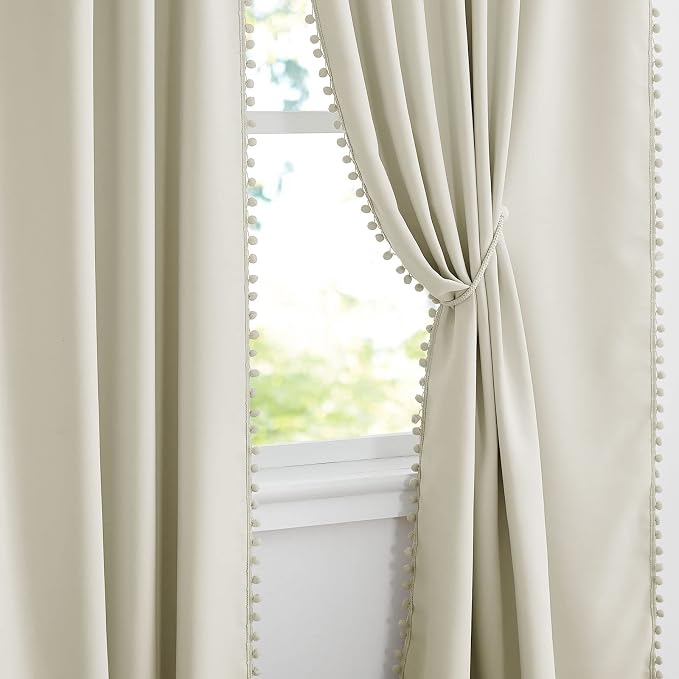 RYB HOME Bedroom Curtains 84 Inches Long Kids Curtains Blackout Window Drapes by RYBHOME