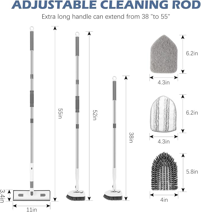 SetSail 4-in-1 Tile Tub Floor Scrubber - Image 2