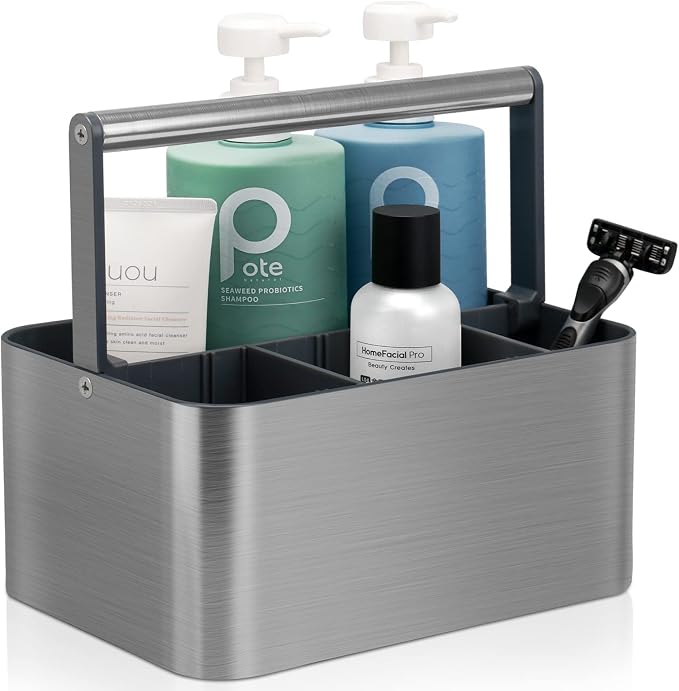 Portable Shower Caddy Dorm: Compact Bathroom Caddy Organizer by MakesYourHomeMoreOrganized