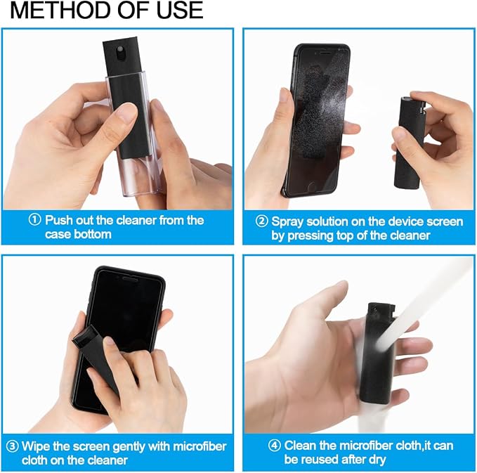walrfid Screen Cleaner Touchscreen Mist Spray, walrfid Cleaning Kit - Image 3
