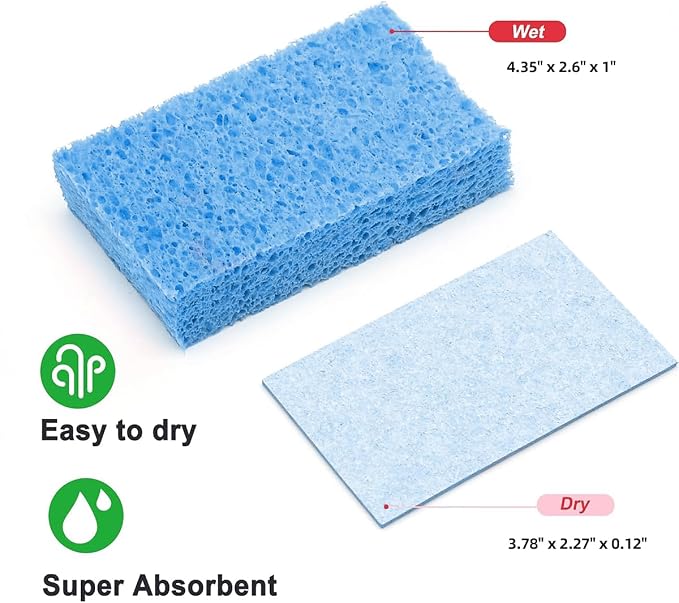 12 - Pack Non-Scratch Scrub Sponges - Sponges - Image 5