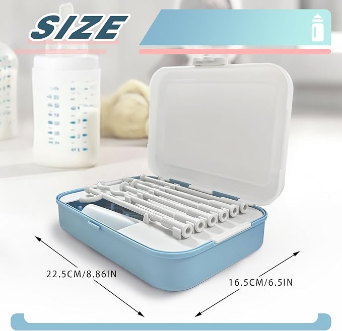 Baby Bottle Brush Set, Baby Bottle Cleaner Kit - Image 2