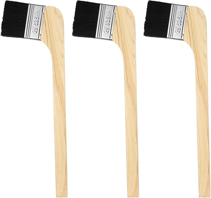 HARFINGTON Paint Brush 3Pcs 2.5" Brush Width Reusable Variety Angled Bend by HARFINGTON