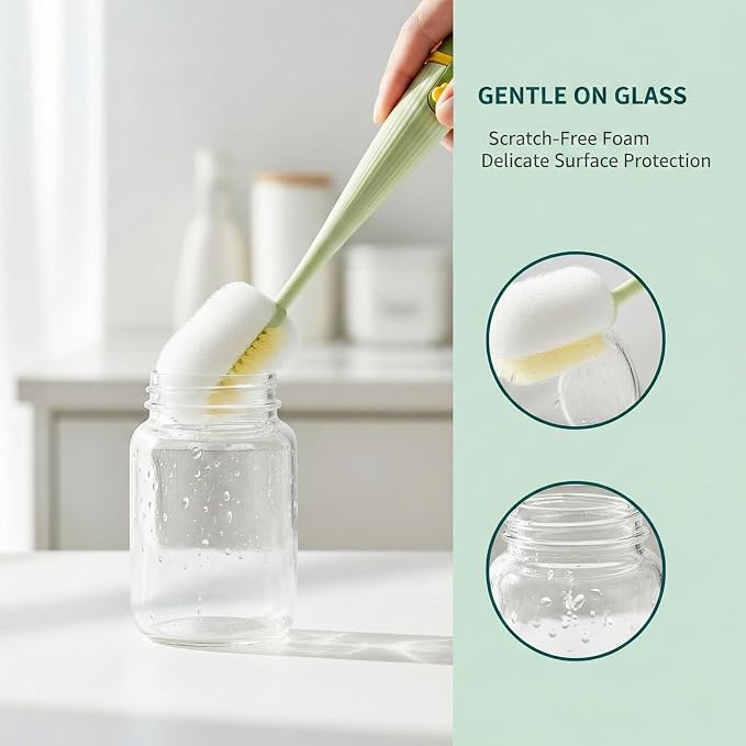 5 in 1 Bottle Lid Gap Cleaning Brush Set, Drinking Cups & Straws, Modular & - Image 5
