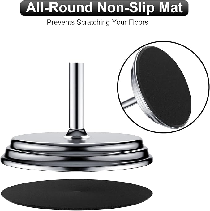 Toilet Paper Holder with Rustproof, Metal Free Standing Toilet Paper Stand - Image 4