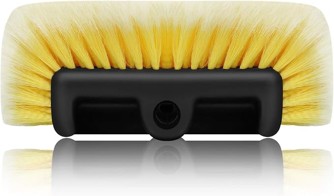 MOFEEZ 10" Car Wash Brush with Soft Detailing Bristle, Flow-Thru Dip Brush by MOFEEZ