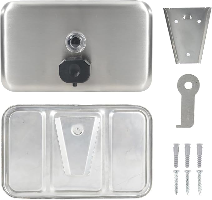 Commercial Soap Dispenser Wall Mount – Antirust Stainless Steel Soap Dispenser - Image 7
