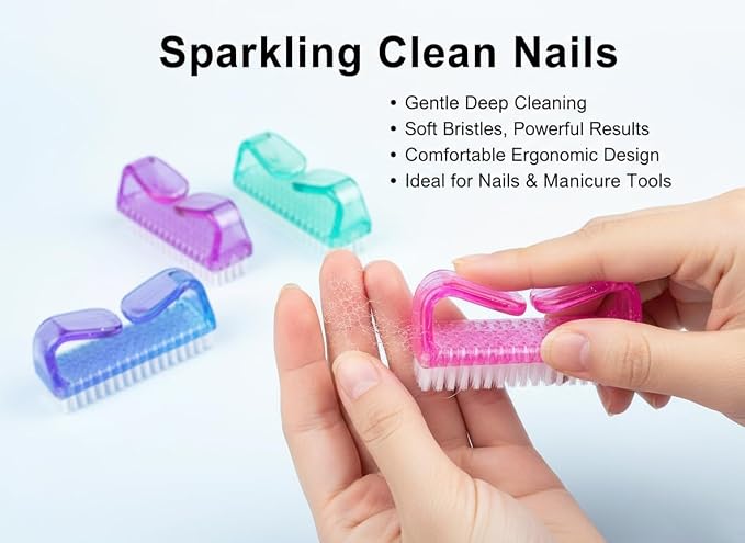 3Pcs Different Kinds of Fingernail brush - Image 4