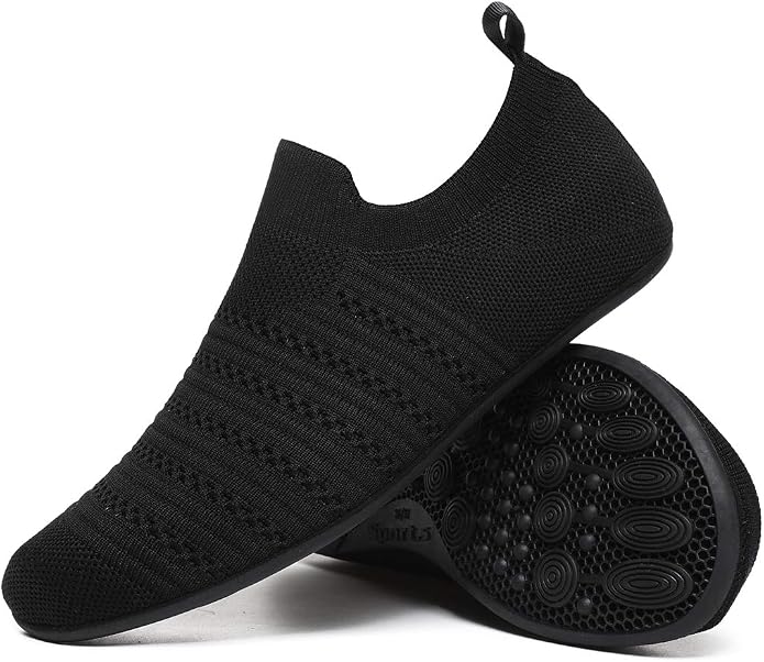 Adult Indoor House Slippers Socks Lightweight Non Slip Grip House Home Shoes by CanLeg