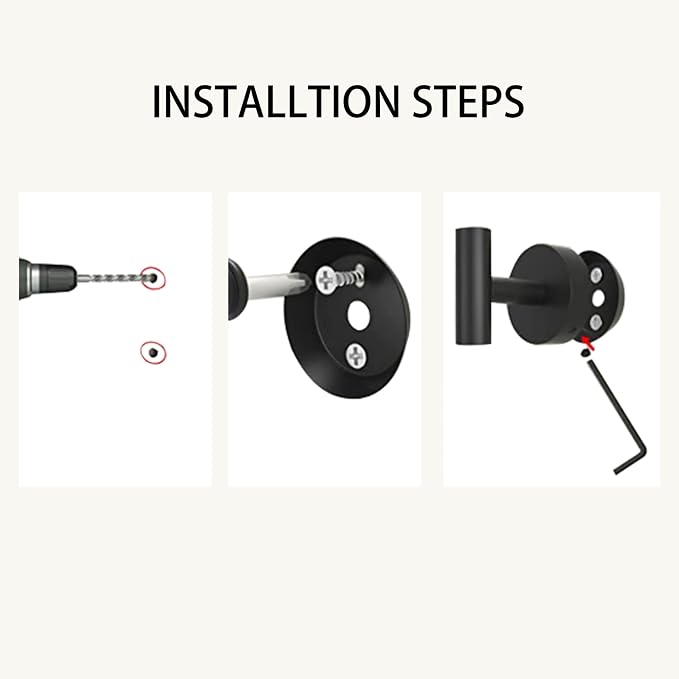 Towel Hooks, SUS 304 Stainless Steel Hooks, Heavy Duty Door Hanger Towel Robe - Image 3