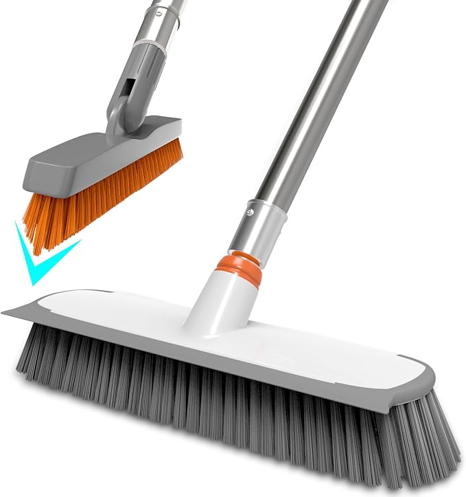 Heavy Duty Floor Scrub Brush and Grout Cleaner Tool by BITOPE