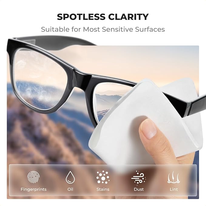 K&F CONCEPT 12 Pack Lens Cleaning Cloth | Microfiber Cleaning Cloth | Glasses - Image 2