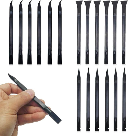 18 Pcs Plastic Multi-Purpose Scraper Tool, Dual-Ended Scraper Perfect by Unknown