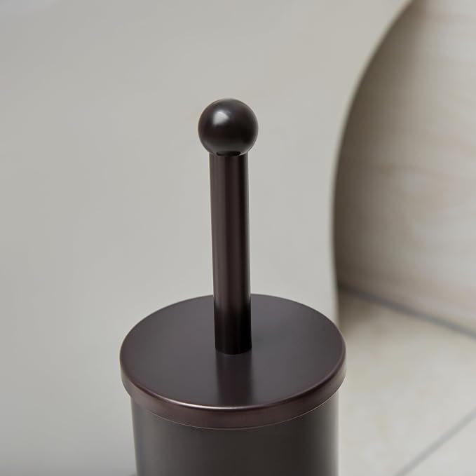 HUJI Rust Resistant Bronze Toilet Brush Holder - Image 7