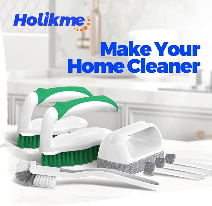 Holikme 7 Pack Deep Cleaning Brush Set, Scrub Pads - Image 7