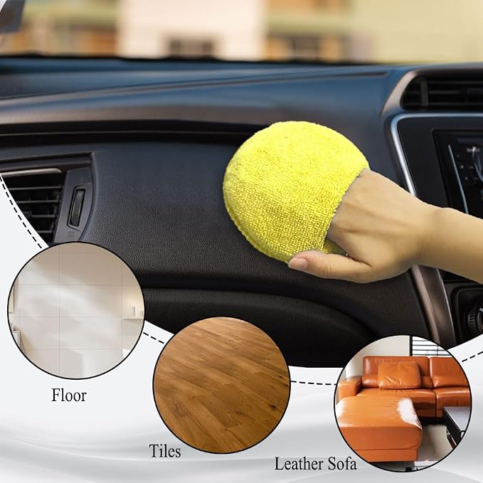 10PCS Wax Applicator Pads, Polishing Pad, Car Buffing & Detail Foam Wax - Image 6