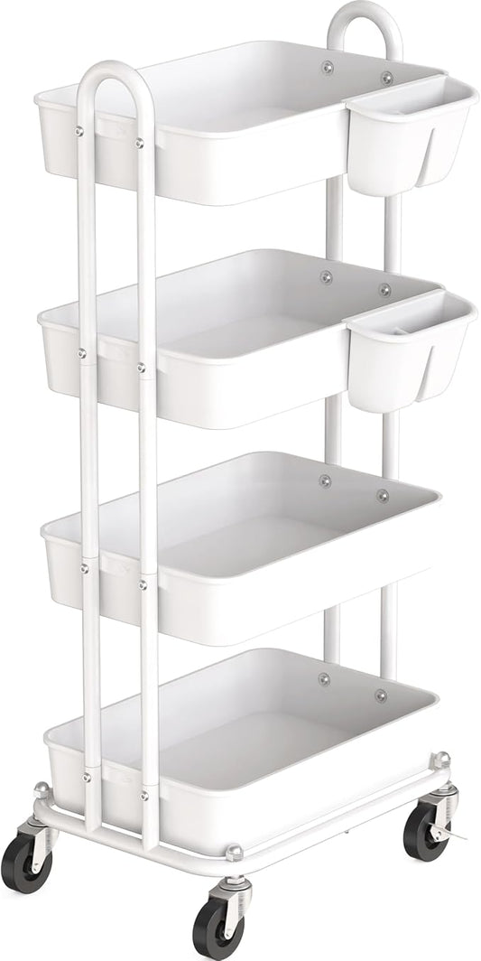 Simple Houseware 4-Tier Multifunctional Rolling Utility Cart by SimpleHouseware