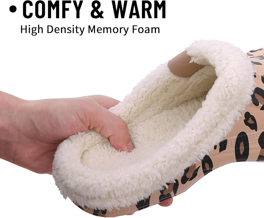 Beslip Classic Fur Lined Clogs Waterproof Winter Fuzzy Slippers - Image 3