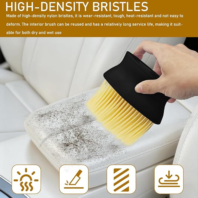 Auto Interior Dust Brush, Car Detailing Brush, Soft Bristles Auto Exterior - Image 5