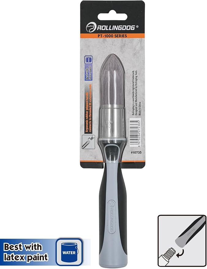ROLLINGDOG Trim Paint Brush - 25mm Edge Paint Brush Pointed Round Detail Brush - Image 6