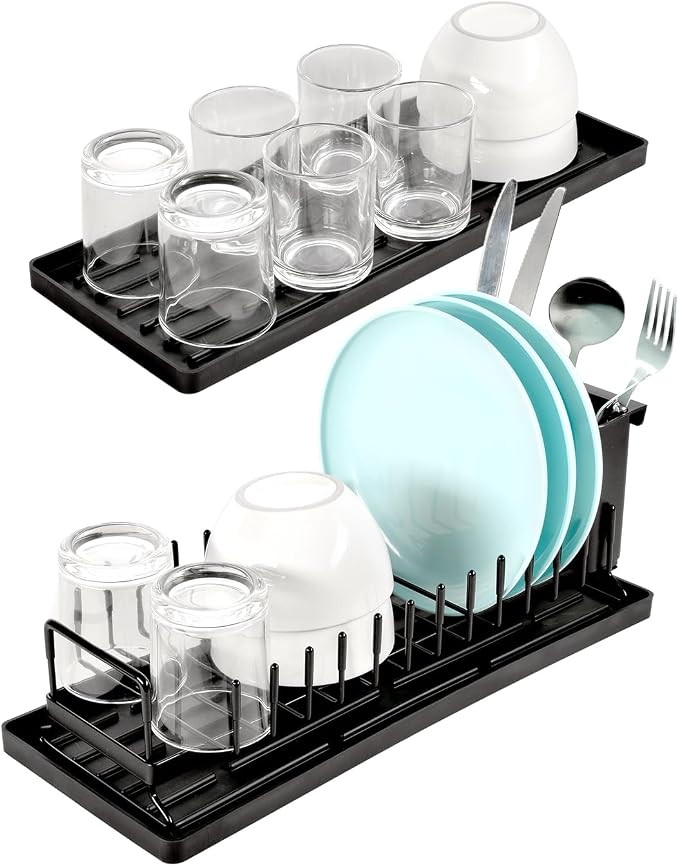 Cup Drying Rack Dish Drying Water Bottle Dryer Rack Long Kitchen Sink Counter by Unknown