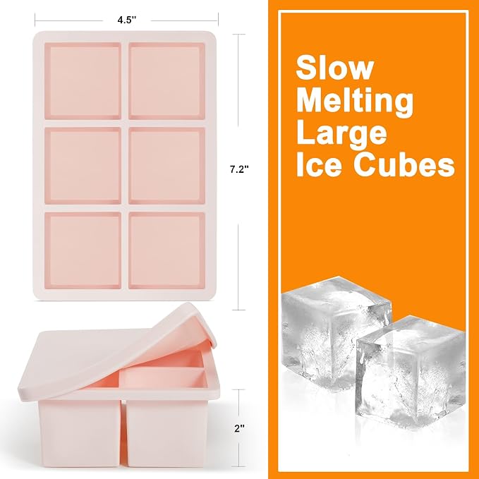 Nax Caki Pink Large Ice Cube Tray - Image 3