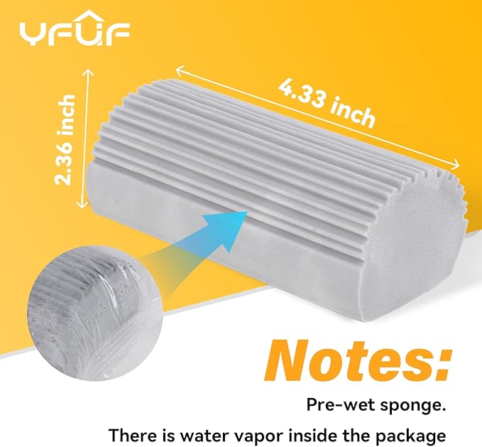 4 Pack Damp Clean Duster Sponge, Magic Sponge Eraser - Image 6