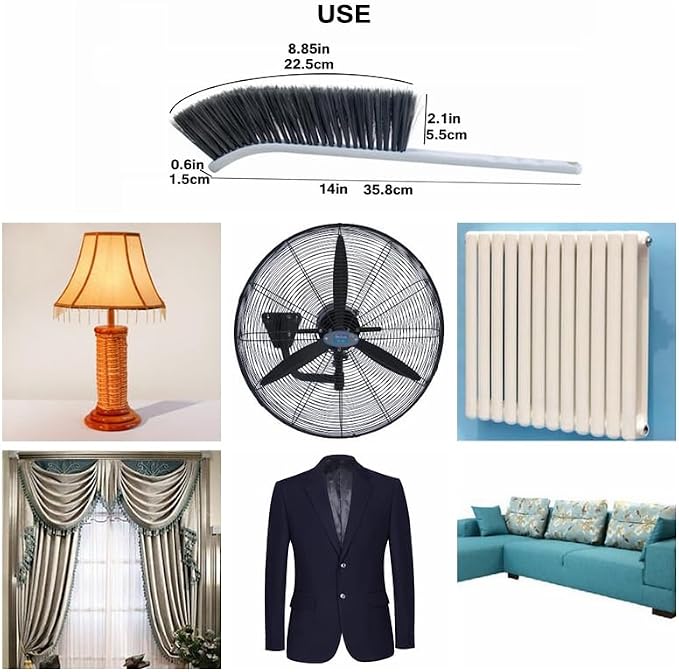 Dust Brush, Cleaning Tight Spaces/Bed/Couch/Drafting/Clothes/Upholstery/Art - Image 7