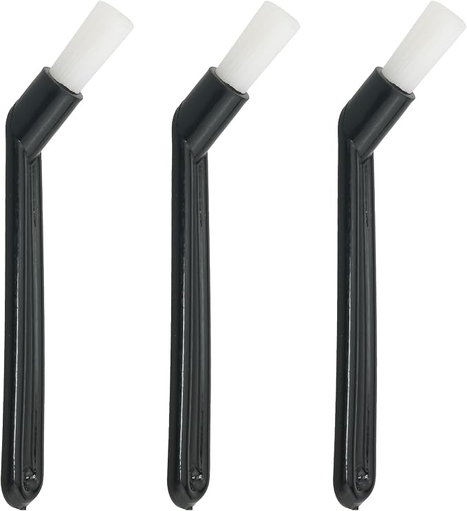 3PCS Coffee Machine Cleaning Brush Semi Automatic Bent Nylon Bristle Brush by FMHXG