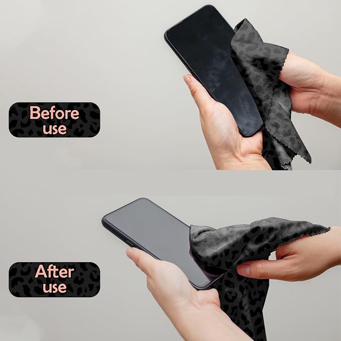 6 PCS Glasses Cleaning Cloth Eyeglass Cleaning Cloth Lens Eyeglasses Microfiber - Image 4