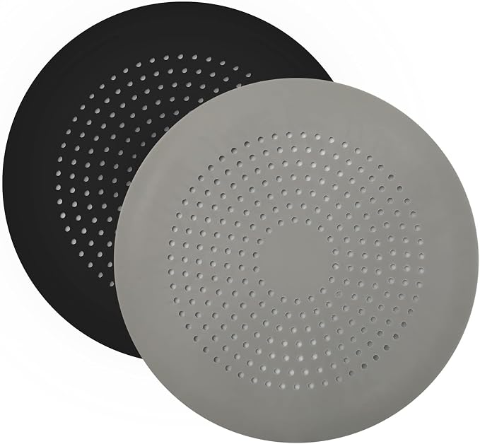 2 Pack Drain Hair Catcher Durable Silicone Hair Stopper Shower Drain Covers by QiyuanLS