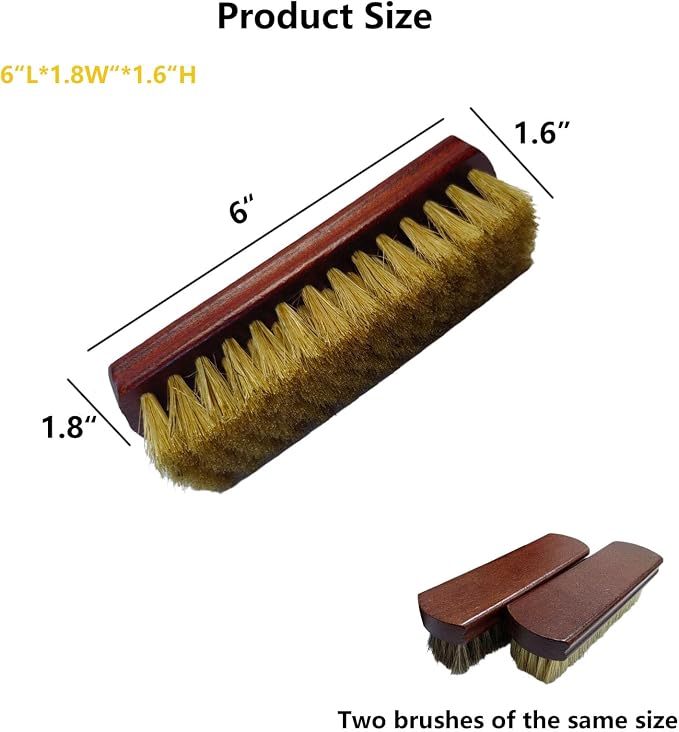 Shoe Cleaning Brush Set of 2 Brushes - Image 2