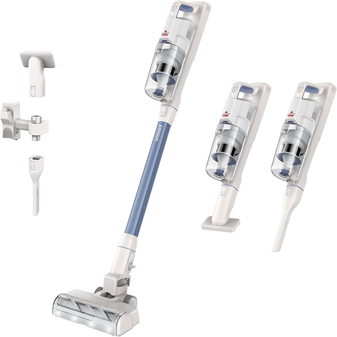 Bissell PowerClean 200W Self-Standing Cordless Vacuum w/Tangle Free Brush Roll by BISSELL