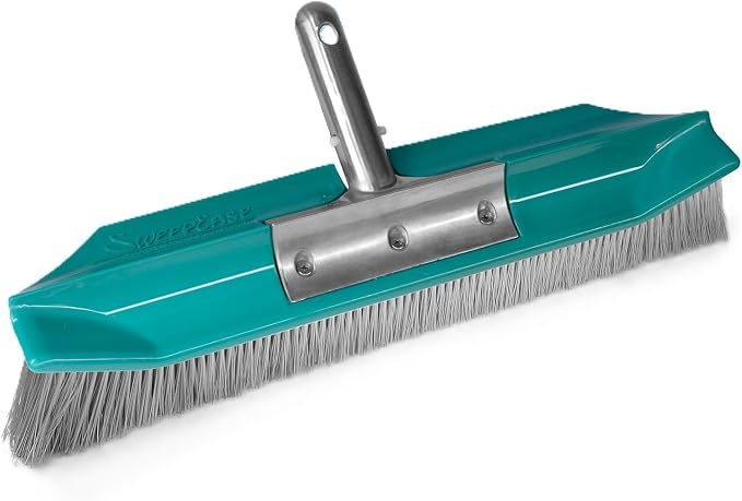 SweepEase® Swimming Pool Brush, Durable Poly Bristles, Sticks to Walls and by SweepeasePoolBrushes