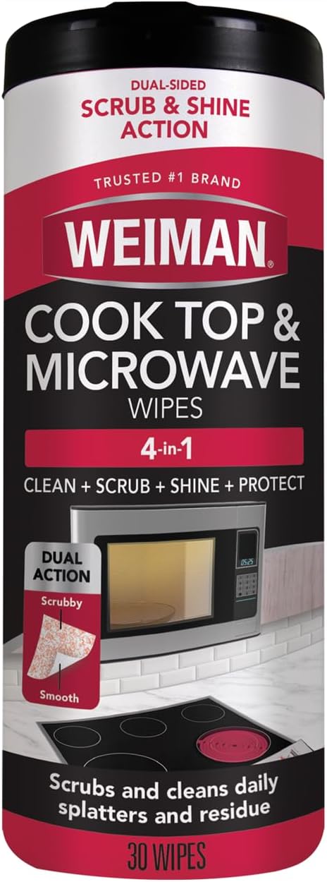 Weiman Cooktop & Microwave Cleaning Wipes by Weiman