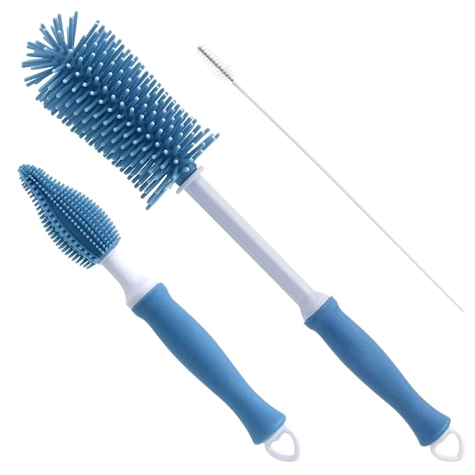 Silicone Cleaning Brush, and Smaller Diameter Openings by Auerllcy