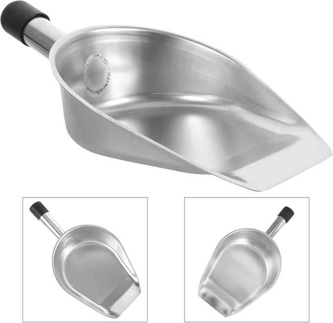 FRCOLOR Small Stainless Steel Handheld Dustpan Portable Garbage Shovel - Image 9