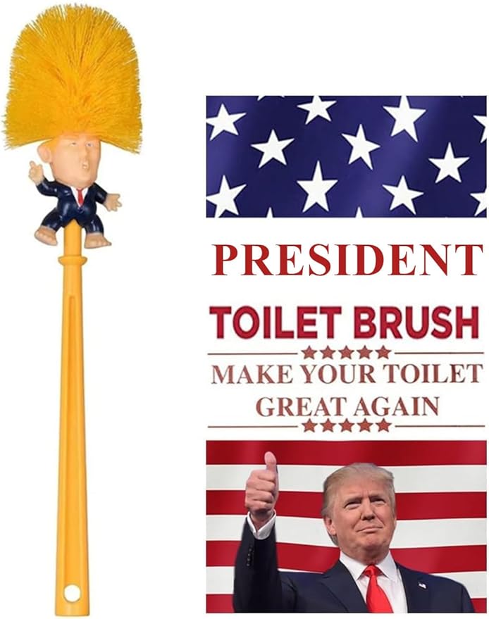 Toilet Brush, Great Gag Gift, Fun Design, Political Satire Products by Amzocina
