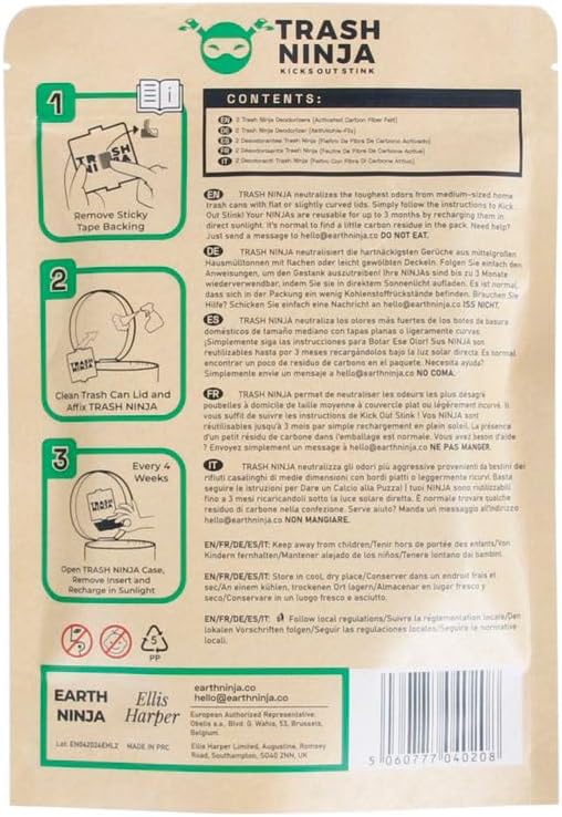 Trash Ninja Trash Can Deodorizer and Odor Eliminator - Image 15