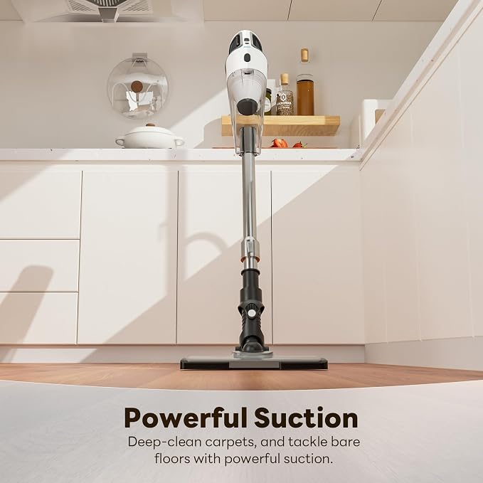 TECBOT Cordless Vacuum Cleaner, 12000 Pa Powerful Stick Vacuum - Image 5