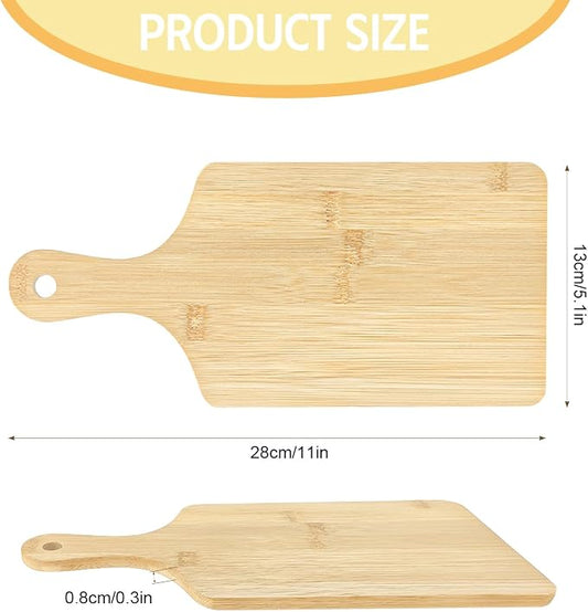 50 PCS Cutting Board Bulk Wood Chopping Board Laser Engraving Serving Board - Image 2