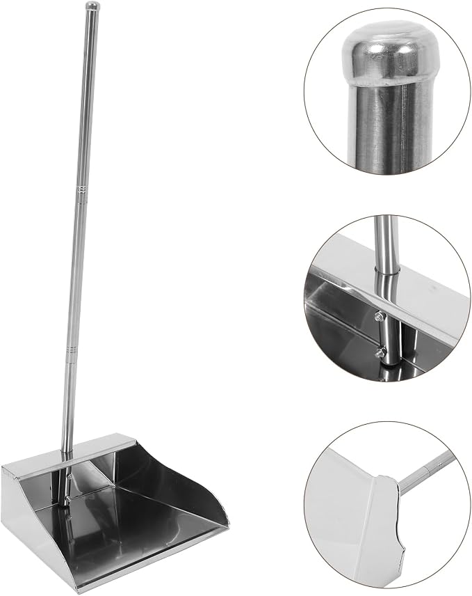 Lurrose Stainless Steel Dustpan - Image 4